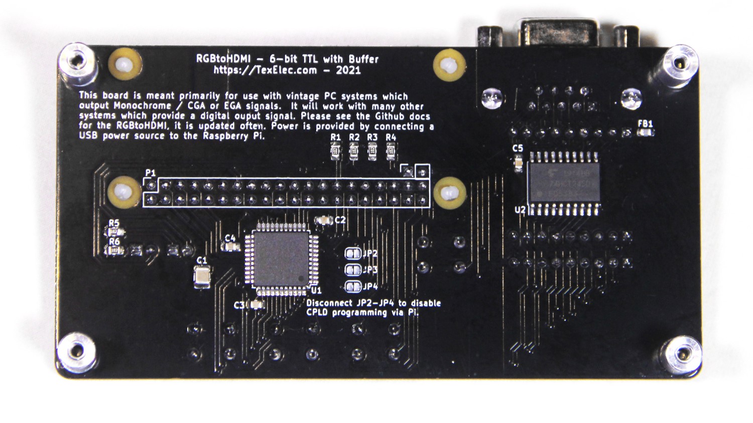 Poleret Medfølelse mesh RGBtoHDMI - 6-bit TTL Edition - TexElec